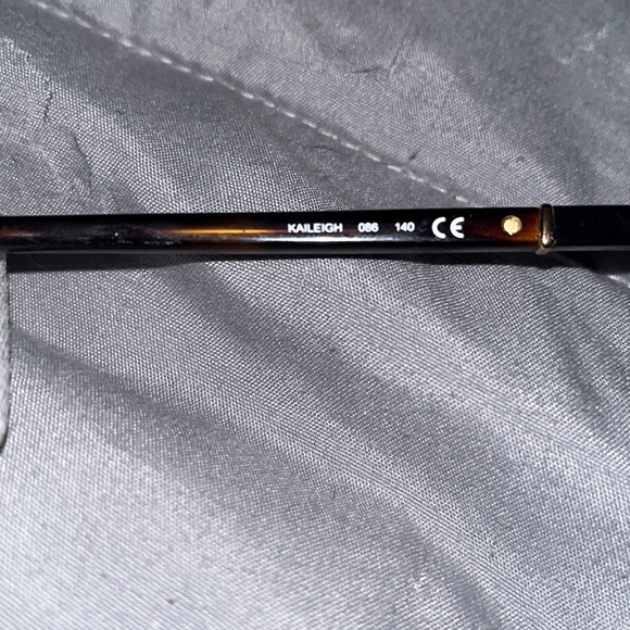 Kate Spade Eyeglasses Kaileigh is the model and color is tortoise - Picture 7 of 8